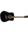 FENDER FA-115 DREADNOUGHT PACK V2 BLACK WN GITARA AKUSTIČNA