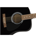 FENDER FA-115 DREADNOUGHT PACK V2 BLACK WN GITARA AKUSTIČNA