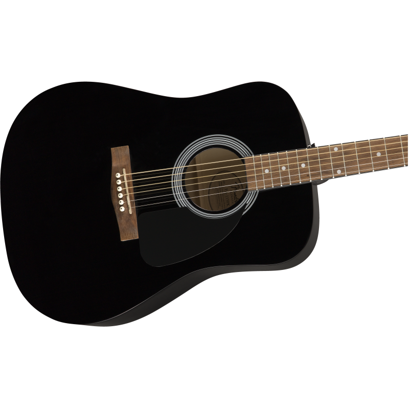 FENDER FA-115 DREADNOUGHT PACK V2 BLACK WN GITARA AKUSTIČNA