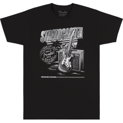 FENDER 70th ANNIVERSARY BLACK XL MAJICA