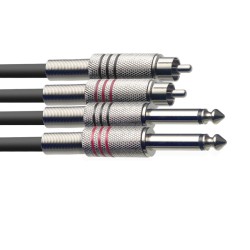 STAGG PATCH.STC6PCM 6m jack-činč M KABEL