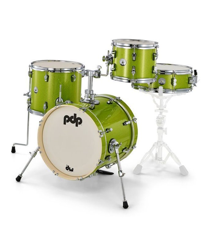 PDP NEW YORKER green sparkle SHELL SET (16,10,13,14) BUBANJ