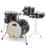 PDP NEW YORKER black onyx sparkle SHELL SET (16,10,13,14) BUBANJ