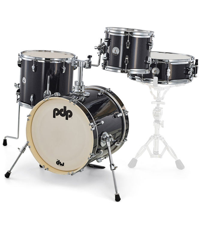 PDP NEW YORKER black onyx sparkle SHELL SET (16,10,13,14) BUBANJ