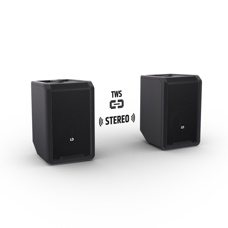 LD-SYSTEMS ANNY 8 80/160W Stage Black MINI RAZGLAS