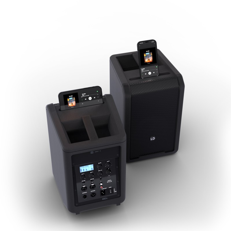 LD-SYSTEMS ANNY 8 80/160W Stage Black MINI RAZGLAS