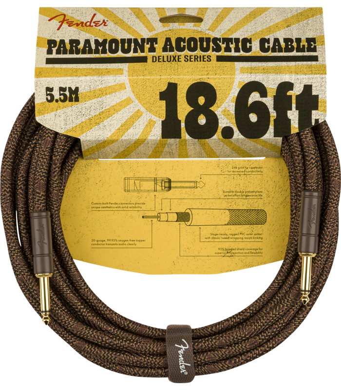 FENDER INSTRUMENT PARAMOUNT 18.6' ACOUSTIC 5,5m KABEL