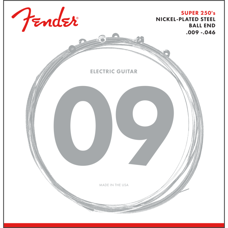 FENDER ELEKTRIKA 250LR NPS BALL END 9-46 ŽICE