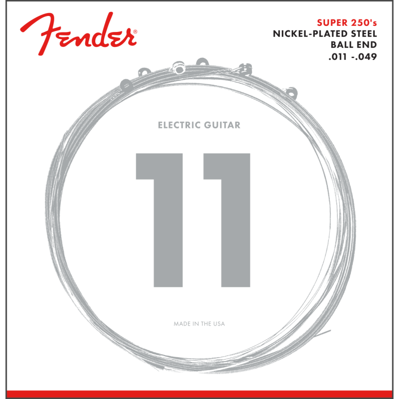 FENDER ELEKTRIKA 250M NPS BALL END 11-49 ŽICE
