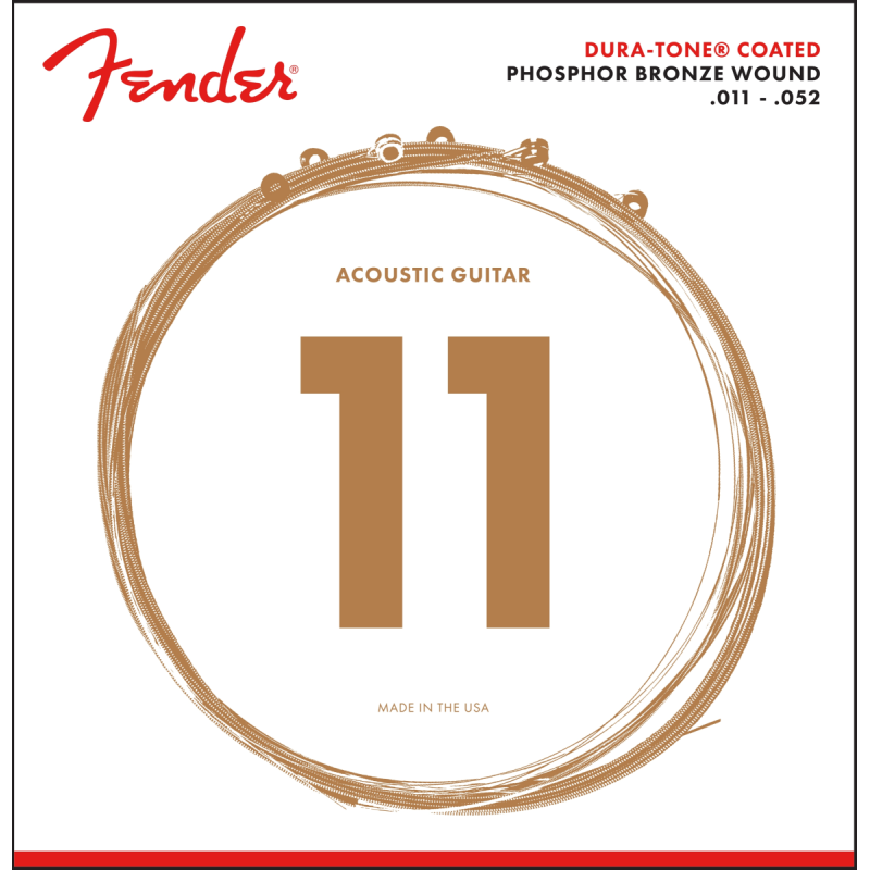 FENDER GITARA AKUSTIČNA 860CL PHOSPHOR BRONZE 11-52 ŽICE