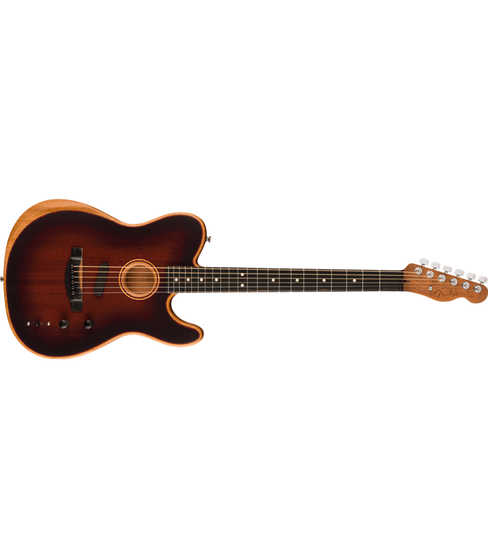 FENDER ACOUSTASONIC TELE MAHOGANY BOURBON BURST GITARA ELEKTRIČNA