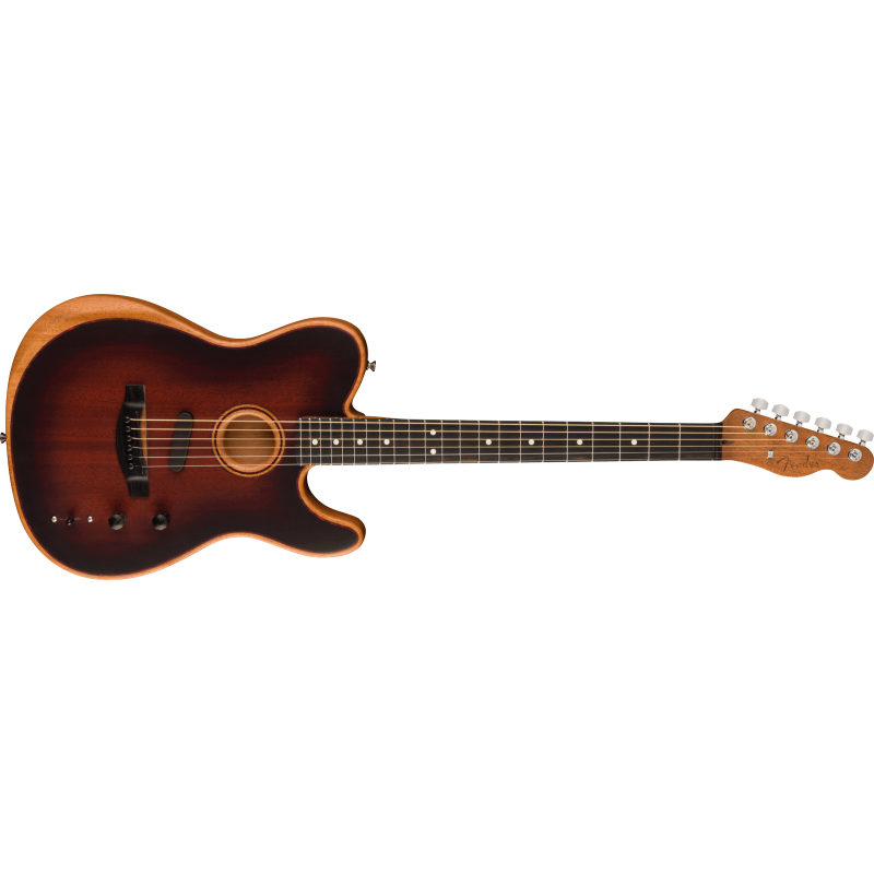 FENDER ACOUSTASONIC TELE MAHOGANY BOURBON BURST GITARA ELEKTRIČNA