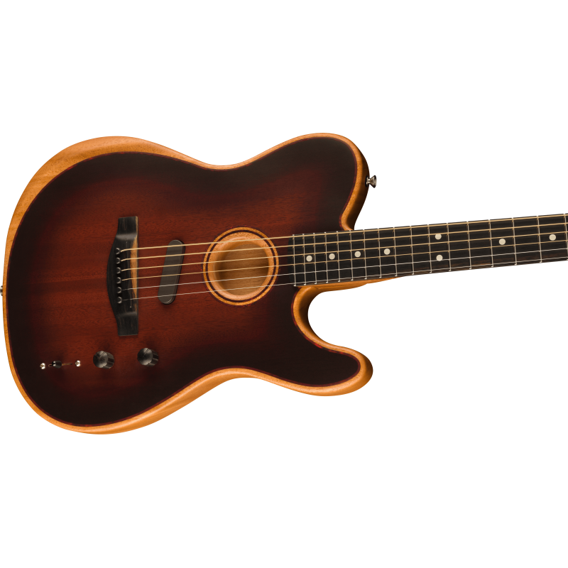 FENDER ACOUSTASONIC TELE MAHOGANY BOURBON BURST GITARA ELEKTRIČNA
