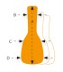ORTEGA KLASIČNA GITARA OGBSTD-44 4/4 NAVLAKA