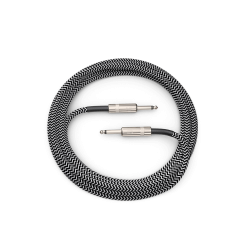 D'ADDARIO BRAIDED GREY 3m PW-BG-10BG KABEL