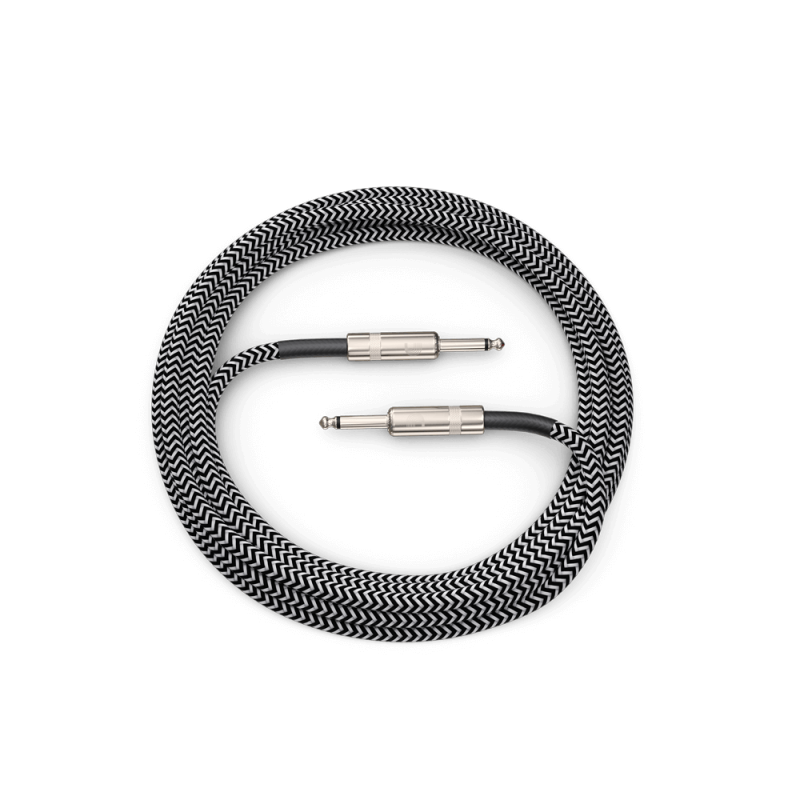 D'ADDARIO BRAIDED GREY 3m PW-BG-10BG KABEL