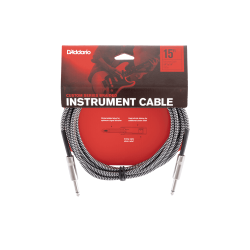 D'ADDARIO BRAIDED GREY 3m PW-BG-10BG KABEL