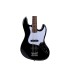 ARROW LOUISIANA 4 NIGHT BLACK ROSEWOOD/WHITE BAS GITARA