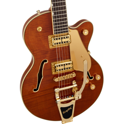 GRETSCH ELECTROMATIC BROADKASTER JR FLAME OKOUME LTD GITARA ELEKTRIČNA
