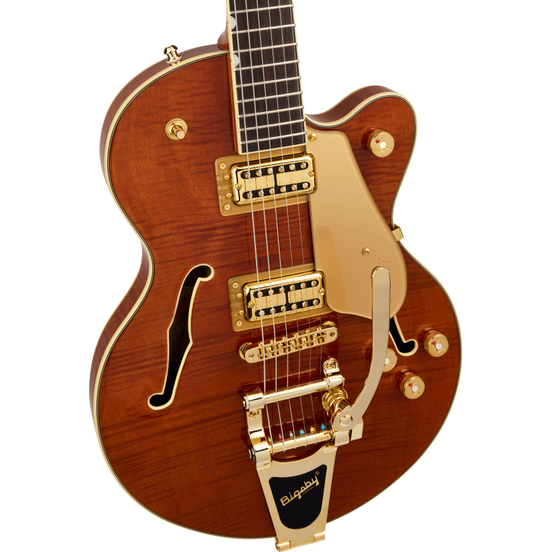 GRETSCH ELECTROMATIC BROADKASTER JR FLAME OKOUME LTD GITARA ELEKTRIČNA