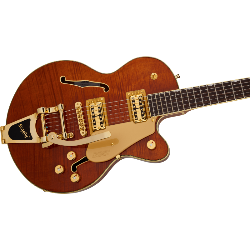 GRETSCH ELECTROMATIC BROADKASTER JR FLAME OKOUME LTD GITARA ELEKTRIČNA