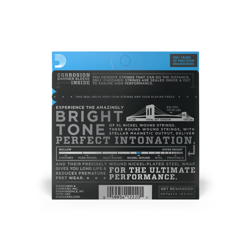 D'ADDARIO ELEKTRIKA EXL110+ 10.5-48 ŽICE