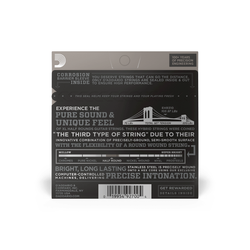 D'ADDARIO ELEKTRIKA EHR310 10-46 half rounds ŽICE