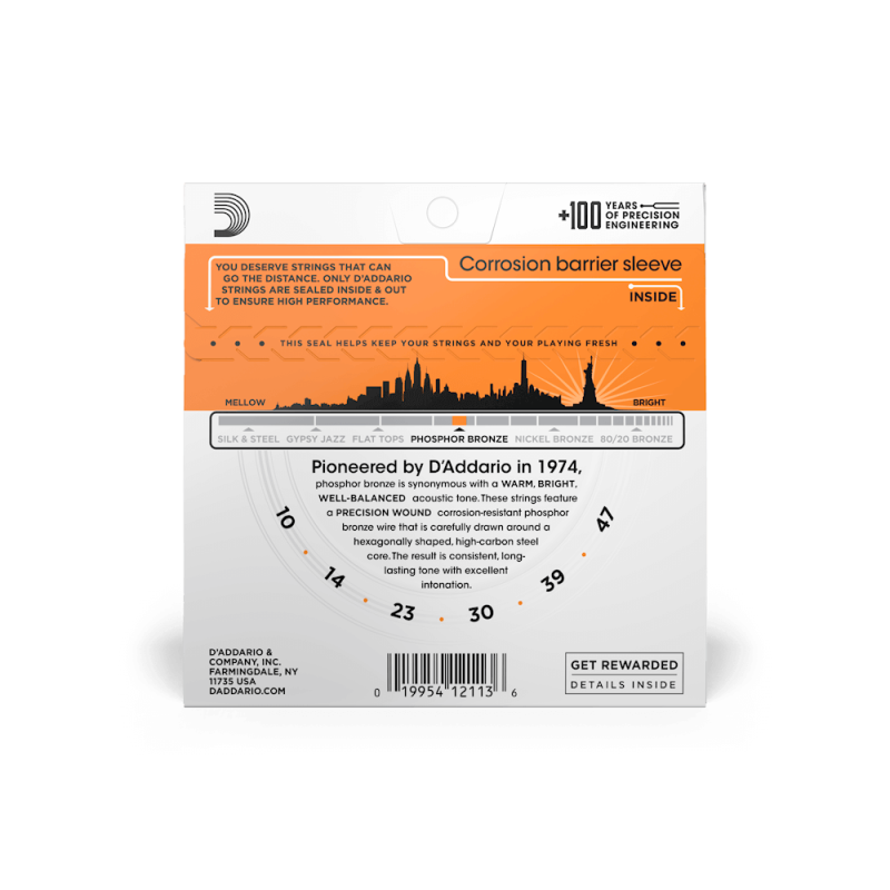 D'ADDARIO AKUSTIKA EJ15 10-47 PHB ŽICE