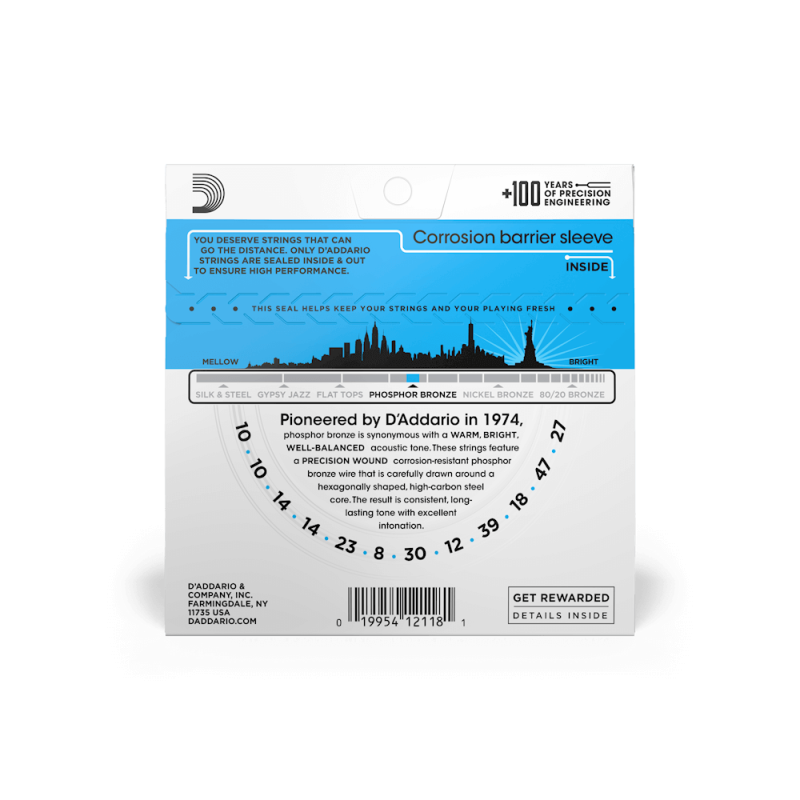 D'ADDARIO AKUSTIKA EJ38 12 string Bronze ŽICE