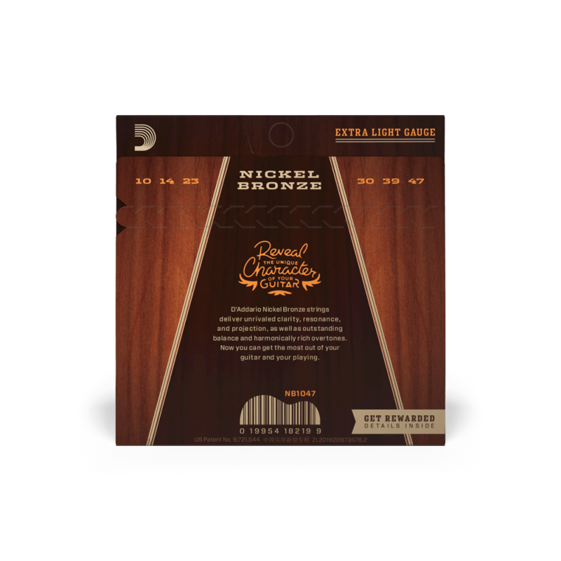 D'ADDARIO AKUSTIKA NB1047 nickel bronze 10-47 ŽICE