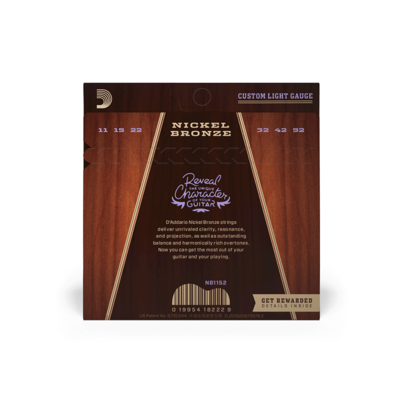 D'ADDARIO AKUSTIKA NB1152 nickel bronze 11-52 ŽICE