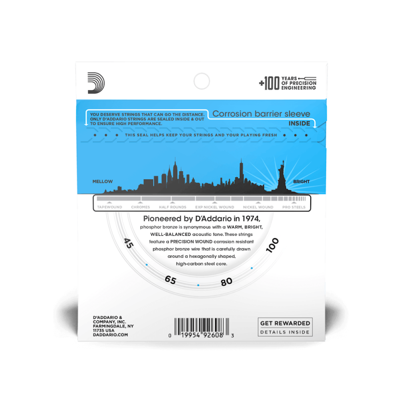 D'ADDARIO ZA AKUSTIČNI BASS EPBB170 45-100 PHB ŽICE