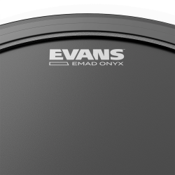 EVANS BD22EMAD ONYX 22" BTR ONYX PLASTIKA