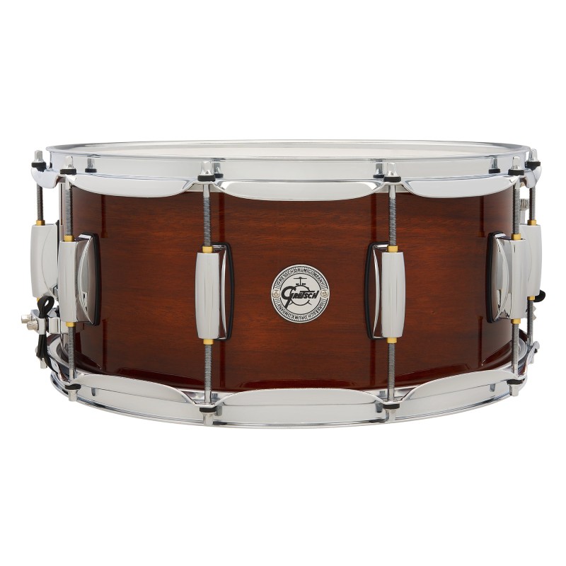 GRETSCH FULL RANGE MAHOGANY/MAPLE HYBRID 14X6.5" GLOSS SNARE