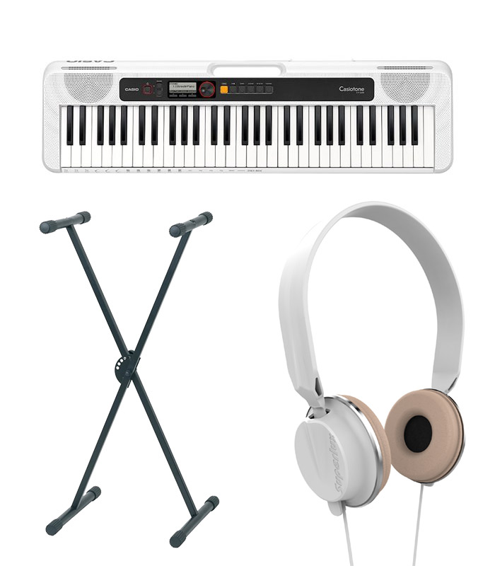 CASIO CT-S200WE s adapterom BUNDLE SET SYNTHESIZER