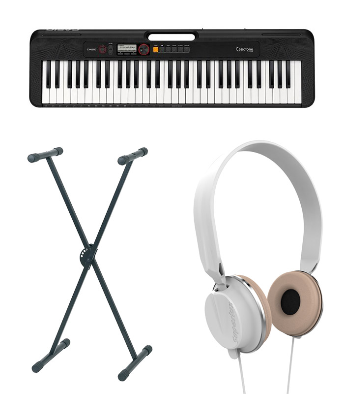 CASIO CT-S200BK s adapterom BUNDLE SET SYNTHESIZER