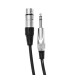 STAGG PATCH SAC6PSXF DL stereo jack - XLR F 6m KABEL
