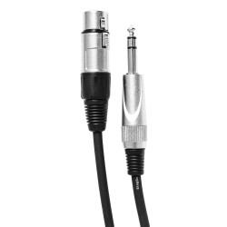 STAGG PATCH SAC6PSXF DL stereo jack - XLR F 6m KABEL