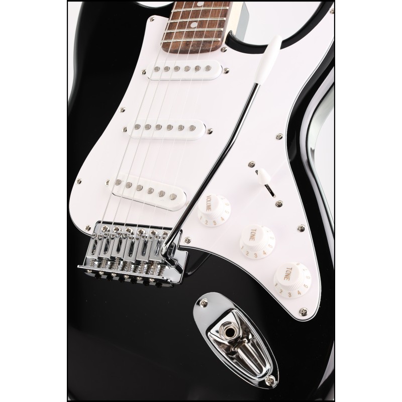 ARROW TONECASTER 111 ABYSS BLACK ROSEWOOD/WHITE GITARA ELEKTRIČNA