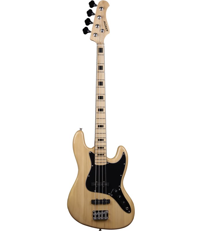 ARROW LOUISIANA 4 NATURAL MAPLE/BLACK BAS GITARA