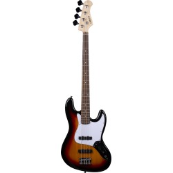 ARROW LOUISIANA 4 TOBACCO BURST ROSEWOOD/WHITE BAS GITARA