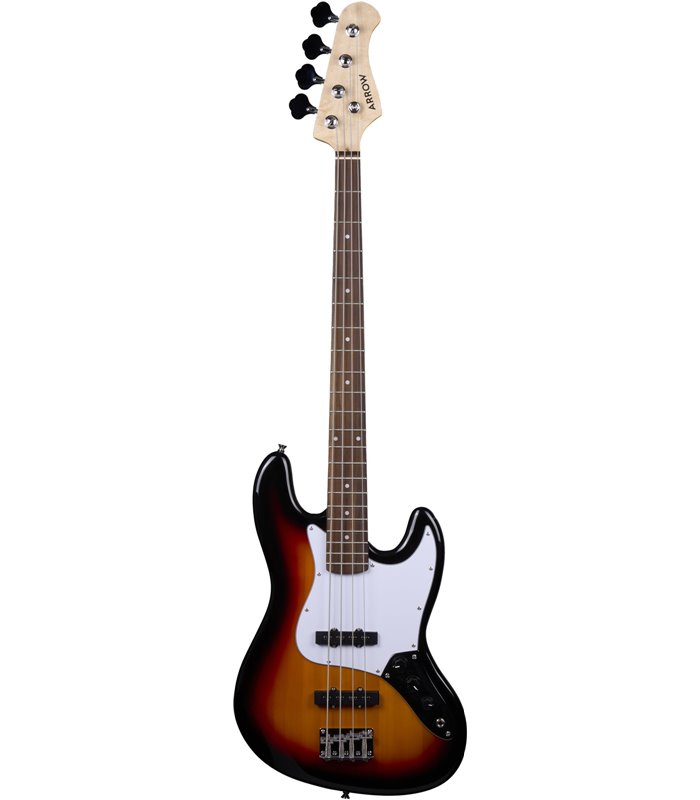 ARROW LOUISIANA 4 TOBACCO BURST ROSEWOOD/WHITE BAS GITARA