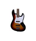 ARROW LOUISIANA 4 TOBACCO BURST ROSEWOOD/WHITE BAS GITARA