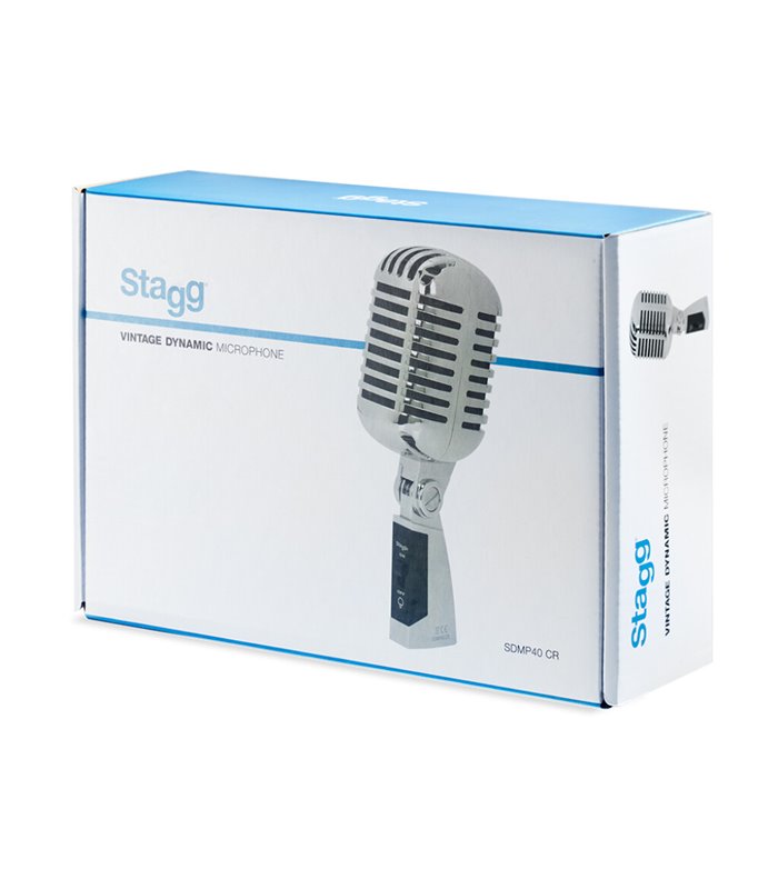 STAGG SDMP40 CHROME VINTAGE MIKROFON