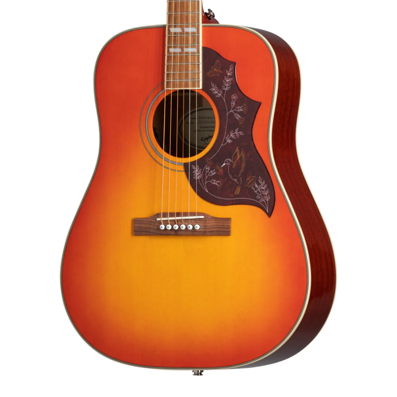 EPIPHONE HUMMINGBIRD STUDIO FADED CHERRY SOLID TOP GITARA ELEKTRO-AKUSTIČNA
