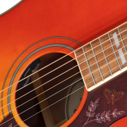 EPIPHONE HUMMINGBIRD STUDIO FADED CHERRY SOLID TOP GITARA ELEKTRO-AKUSTIČNA
