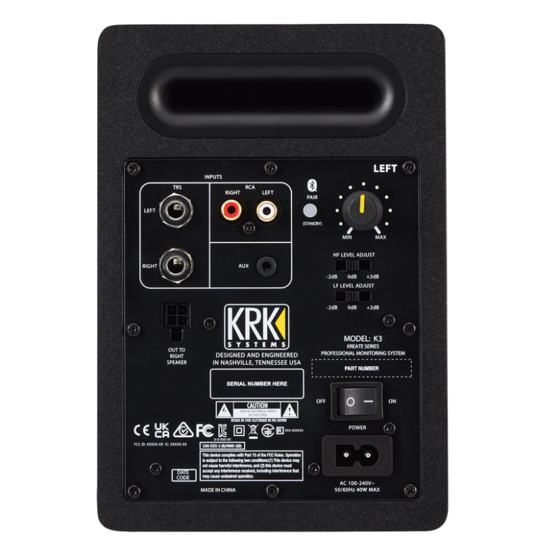 KRK KREATE 3 STUDIO MONITOR PAR ZVUČNA KUTIJA