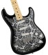 FENDER LTD STRATOCASTER MN BLACK PAISLEY JP-25 JAPAN GITARA ELEKTRIČNA
