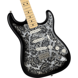 FENDER LTD STRATOCASTER MN BLACK PAISLEY JP-25 JAPAN GITARA ELEKTRIČNA