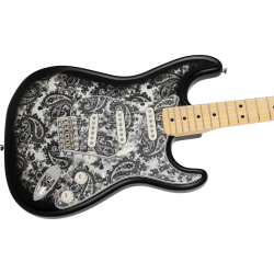 FENDER LTD STRATOCASTER MN BLACK PAISLEY JP-25 JAPAN GITARA ELEKTRIČNA